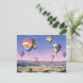 サンディエゴ上空の風船 ポストカード (スタンド正面)