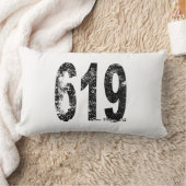 サンディエゴ周辺コード619 ランバークッション (ブランケット)