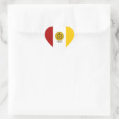 サンディエゴ国旗 ハートシール (バッグ)