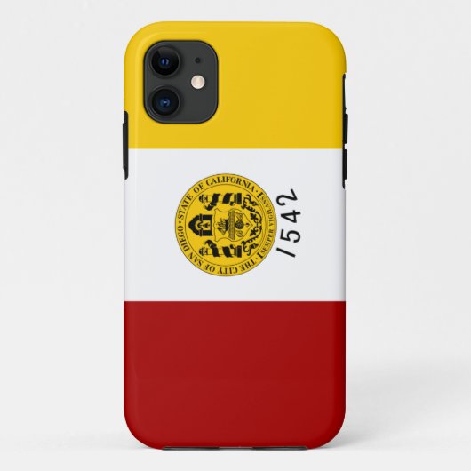 サンディエゴ国旗 Case-Mate iPhoneケース (裏面)
