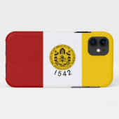 サンディエゴ国旗 Case-Mate iPhoneケース (裏面(横))