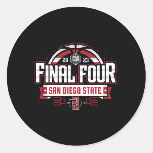 サンディエゴ州アステクズファイナルフォー2023バスケットボール ラウンドシール