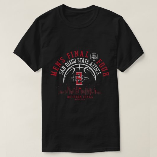 サンディエゴ州アステクズファイナルフォー2023バスケットボール Tシャツ (デザイン正面)