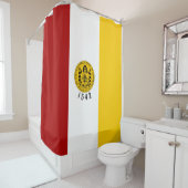 サンディエゴ州旗（カリフォルニア州） シャワーカーテン (インサイチュ)