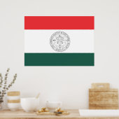 サンディエゴ州旗 ポスター (キッチン)