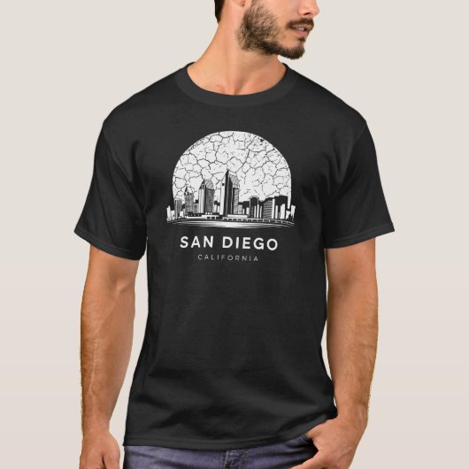 サンディエゴ市カリフォルニア Tシャツ (正面)