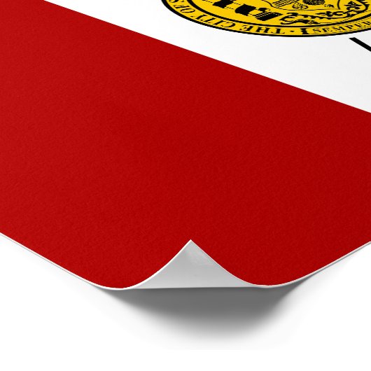 サンディエゴ市国旗 ポスター (角)