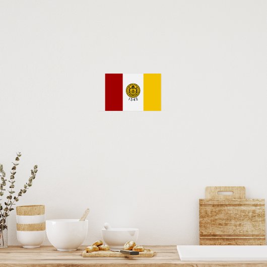 サンディエゴ市国旗 ポスター (キッチン)