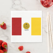 サンディエゴ市旗（カリフォルニア州） スタンダードランチョンナプキン (インサイチュ)