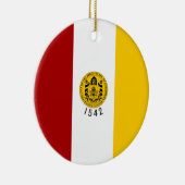 サンディエゴ市旗（カリフォルニア州） セラミックオーナメント (右)