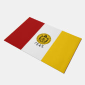 サンディエゴ市旗（カリフォルニア州） ドアマット (アングル)