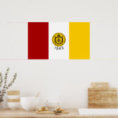 サンディエゴ市旗（カリフォルニア州） ポスター (キッチン)