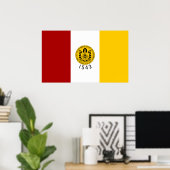 サンディエゴ市旗（カリフォルニア州） ポスター (ホームオフィス)