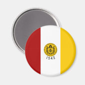 サンディエゴ市旗（カリフォルニア州） マグネット (正面/裏面)