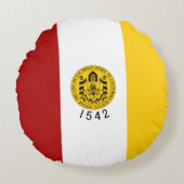 サンディエゴ市旗（カリフォルニア州） ラウンドクッション (正面)