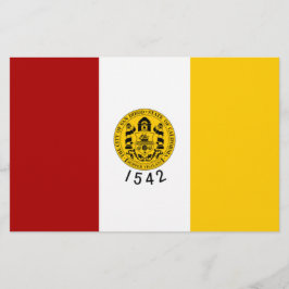 サンディエゴ市旗（カリフォルニア州） 便箋