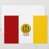 サンディエゴ市旗（カリフォルニア州） 便箋 (正面/裏面)