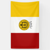 サンディエゴ市旗（カリフォルニア州） 横断幕 (縦)