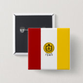 サンディエゴ市旗（カリフォルニア州） 缶バッジ (正面&裏面)