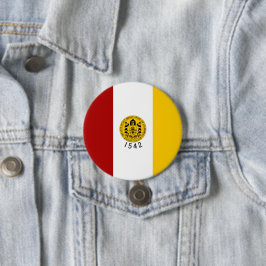 サンディエゴ市旗（カリフォルニア州） 缶バッジ