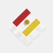 サンディエゴ市旗 縁ありカクテルナプキン (角)