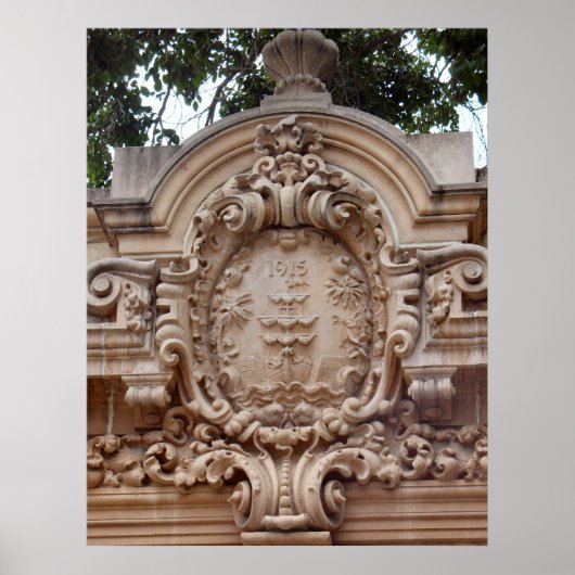 サンディエゴ建築 ポスター (正面)