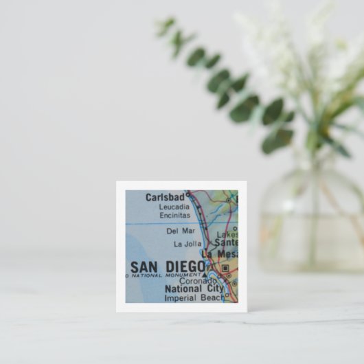 サンディエゴ引っ越しました新しいアドレスカード エンクロージャーカード (スタンド正面)