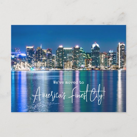 サンディエゴ我々は動き出す発表を移動 ポストカード (正面)