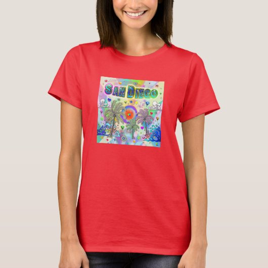 サンディエゴ深いドリームTシャツ Tシャツ (正面)