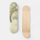 サンディエゴ湾(1857年)のヴィンテージの地図 スケートボード (正面)