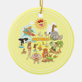 サンディエゴ漫画 セラミックオーナメント