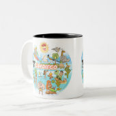 サンディエゴ漫画 ツートーンマグカップ (正面左)