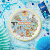 サンディエゴ漫画 ペーパープレート (パーティー)