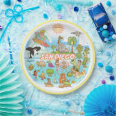 サンディエゴ紙プレート ペーパープレート (パーティー)
