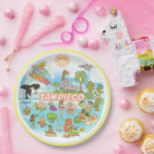 サンディエゴ紙プレート ペーパープレート (パーティー)