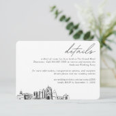 サンディエゴ結婚ズホテルルームブロック詳細 エンクロージャーカード (スタンド正面)