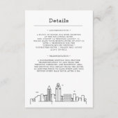 サンディエゴ結婚ズ |ゲスト詳細 エンクロージャーカード (正面)