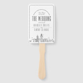 サンディエゴ結婚ズ | 結婚式 プログラムハンドファン ハンドファン (正面)