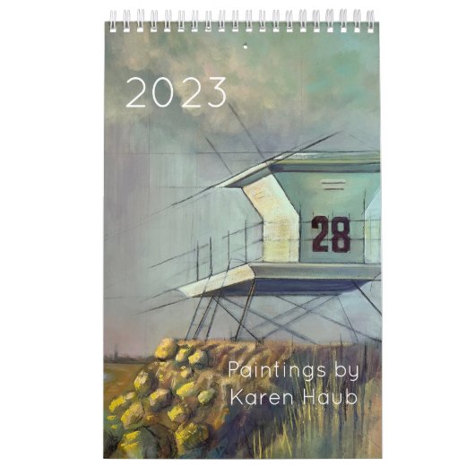 サンディエゴ風景画2023年小カレンダー カレンダー (カバー)