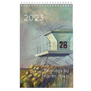 サンディエゴ風景画2023年小カレンダー カレンダー