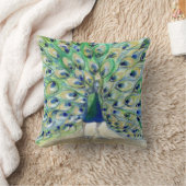 サンディエゴ2 2013年の孔雀 クッション (ブランケット)