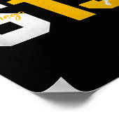 サンディエゴ619ヴィンテージ90s野球選手シルエット ポスター (角)