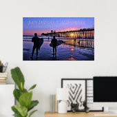 サンディエゴ・カリフォルニアポスター ポスター (ホームオフィス)