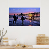 サンディエゴ・カリフォルニアポスター ポスター (キッチン)