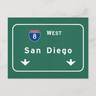 サンディエゴ・カリフォルニア州間高速道路フリーウェイ: ポストカード