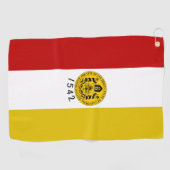 サンディエゴ（カリフォルニア州）市旗 ゴルフタオル (横)