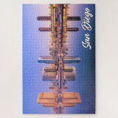 サンディエゴ，カリフォルニア州，統一された州 ジグソーパズル (縦)