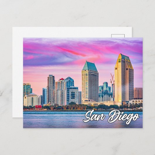サンディエゴ，カリフォルニア州，統一された州 ポストカード (正面/裏面)