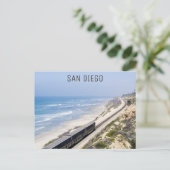 サンディエゴ・カリフォルニア鉄道旅行写真 ポストカード (スタンド正面)