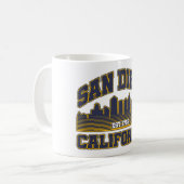 サンディエゴ,カリフォルニア コーヒーマグカップ (正面左)
